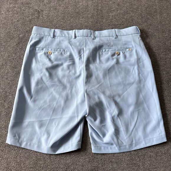 Peter Millar Shorts Mens 38 Salem Performance Cottage Blue Golf 9" $105 - Picture 2 of 10
